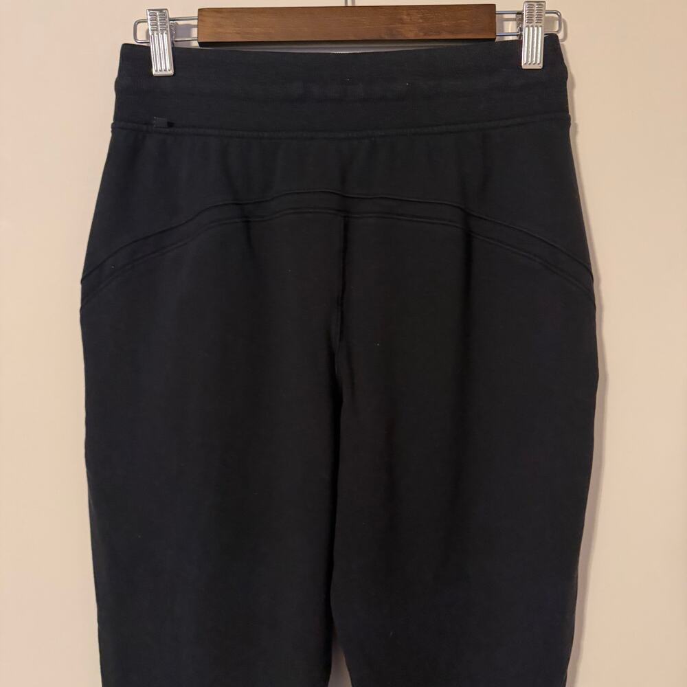 Lululemon Warm Down High Rise Jogger Modal Black Stretchy Loungewear Sz 6 - Picture 8 of 12